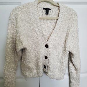 F21 Fuzzy Popcorn Sweater